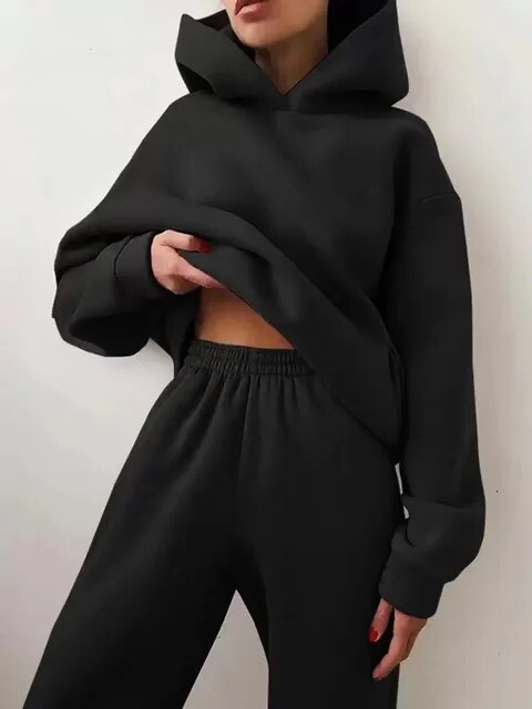 Ensemble Hoodie et Pantalon de Survêtement Femmes