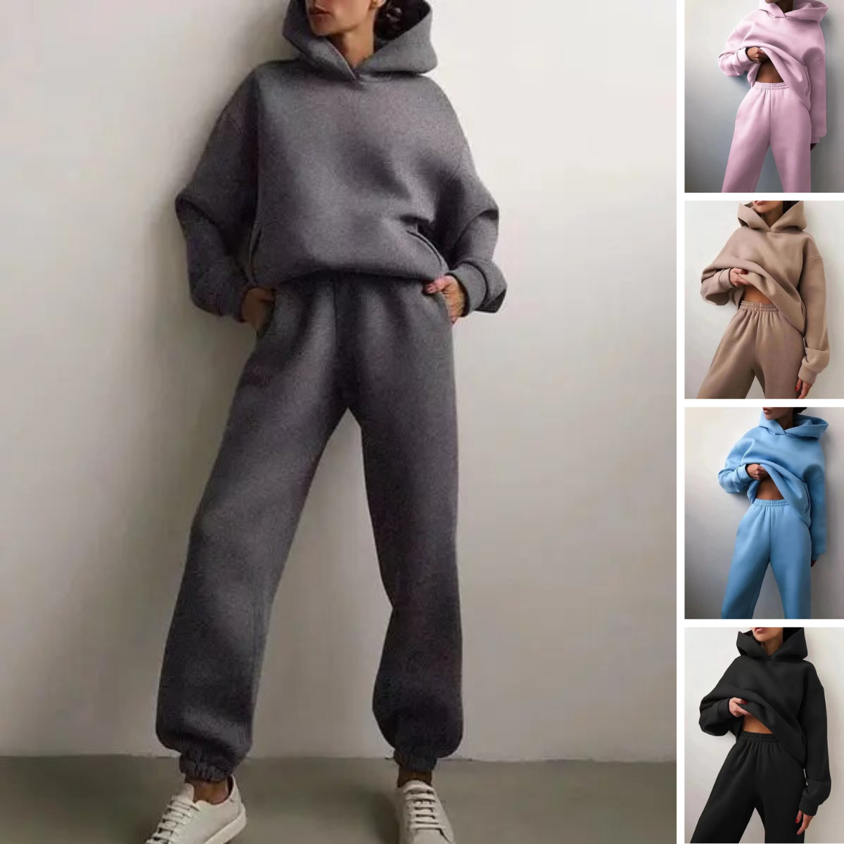 Ensemble Sweat à Capuche et Pantalon de Jogging Femmes