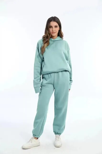 Ensemble Hoodie et Pantalon de Survêtement Femmes