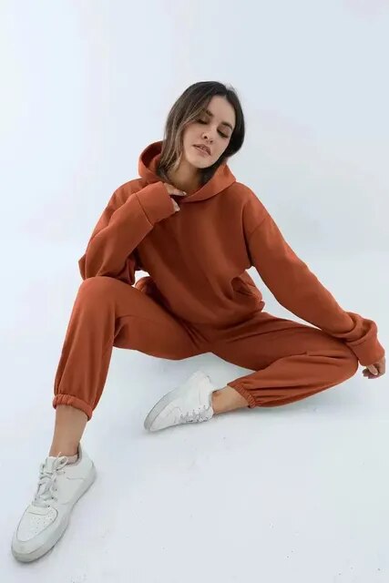 Ensemble Hoodie et Pantalon de Survêtement Femmes