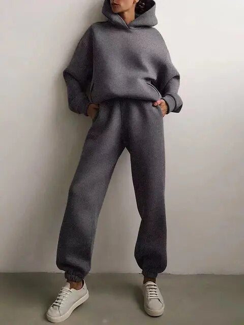 Ensemble Sweat à Capuche et Pantalon de Jogging Femmes