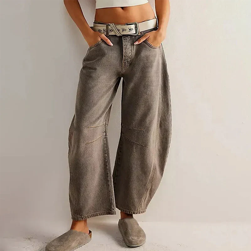 Elodie - Pantalon en jean ample