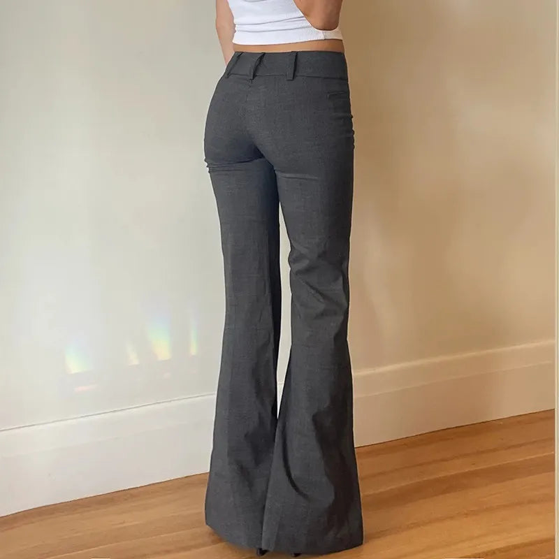 Hadlee - Pantalon évasé à taille moyenne-haute