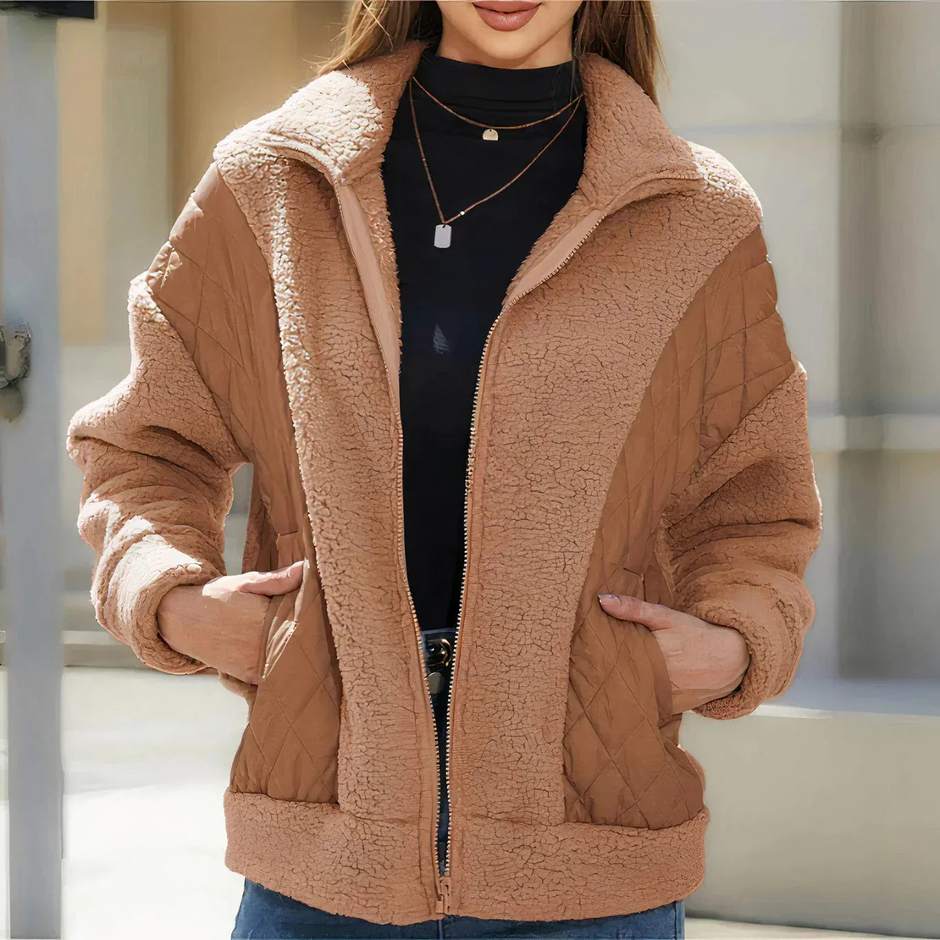 Lina - Veste Patchwork pour Femme