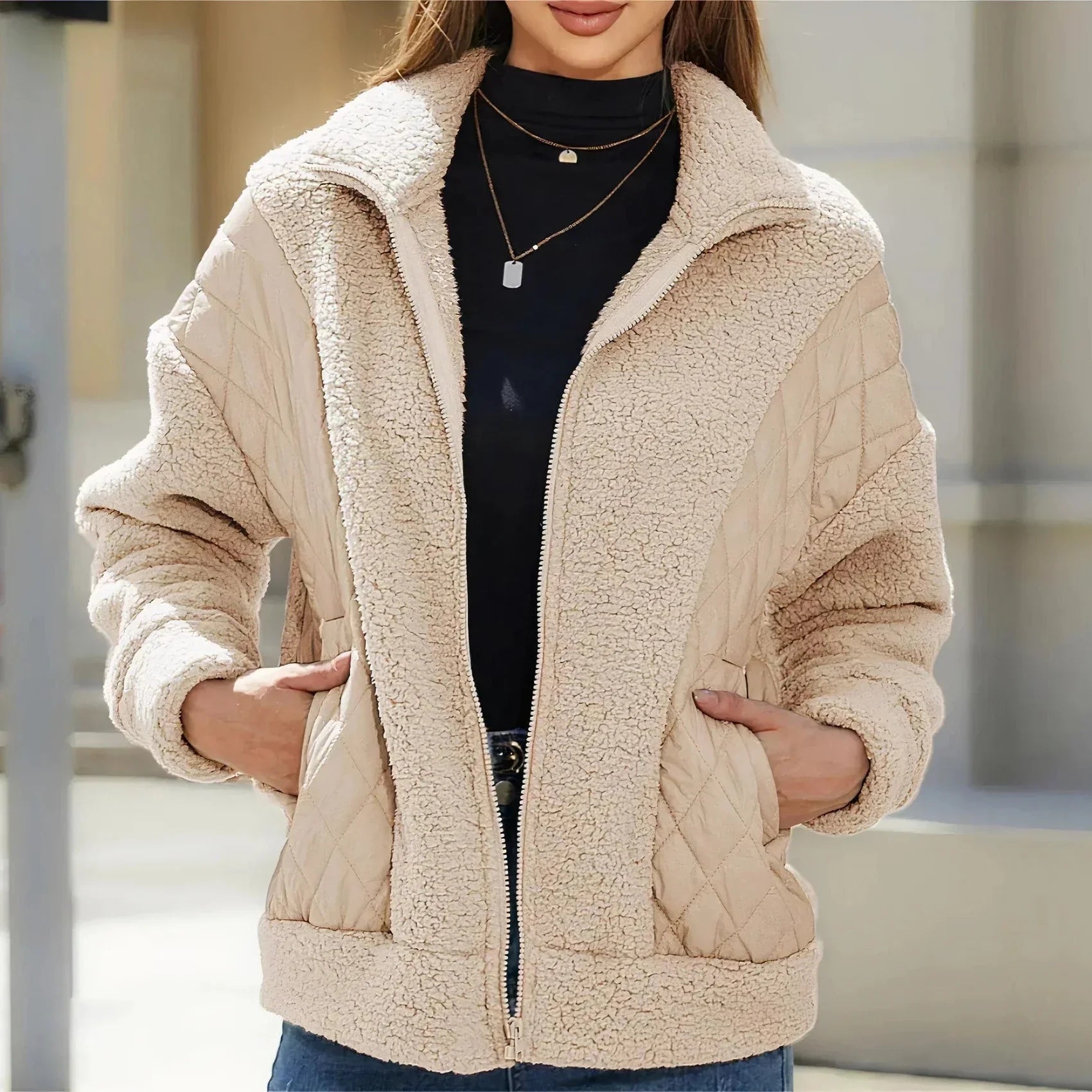 Lina - Veste Patchwork pour Femme