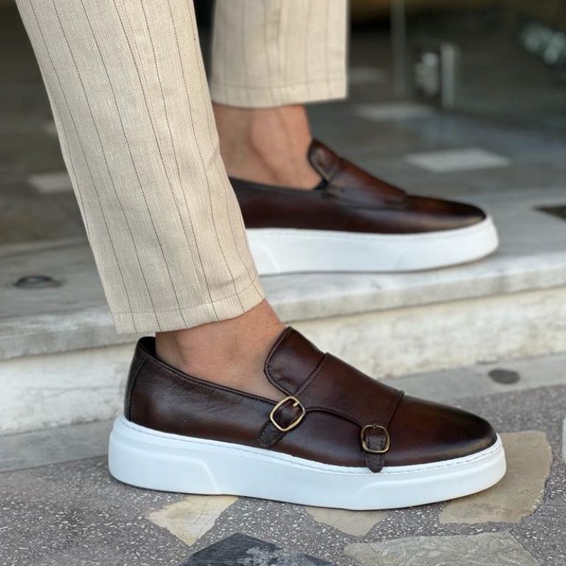 Louis - Mocassins en cuir avec design raffiné et finition impeccable