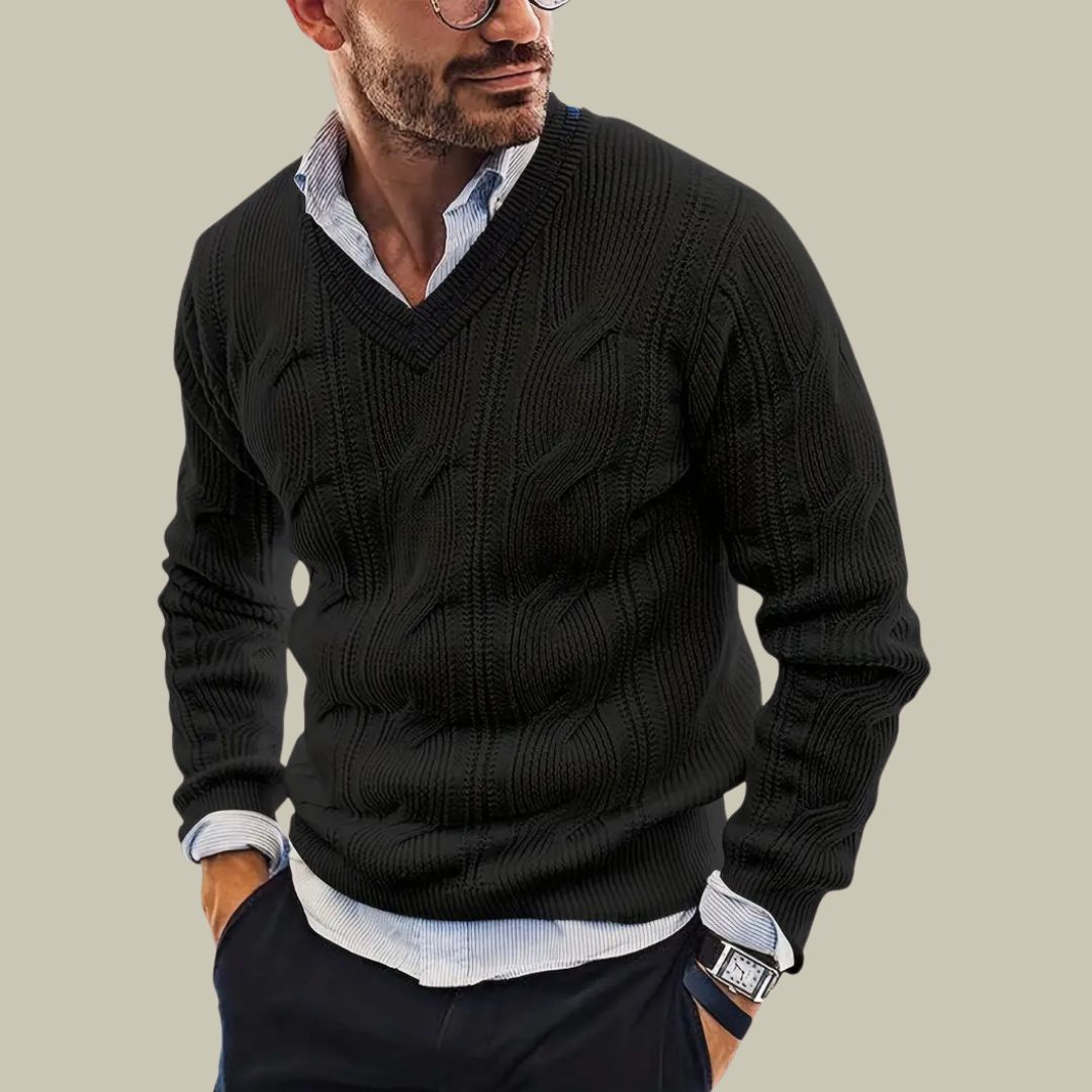 Florentin – Pull en tricot italien, alliant élégance et confort pour un style raffiné