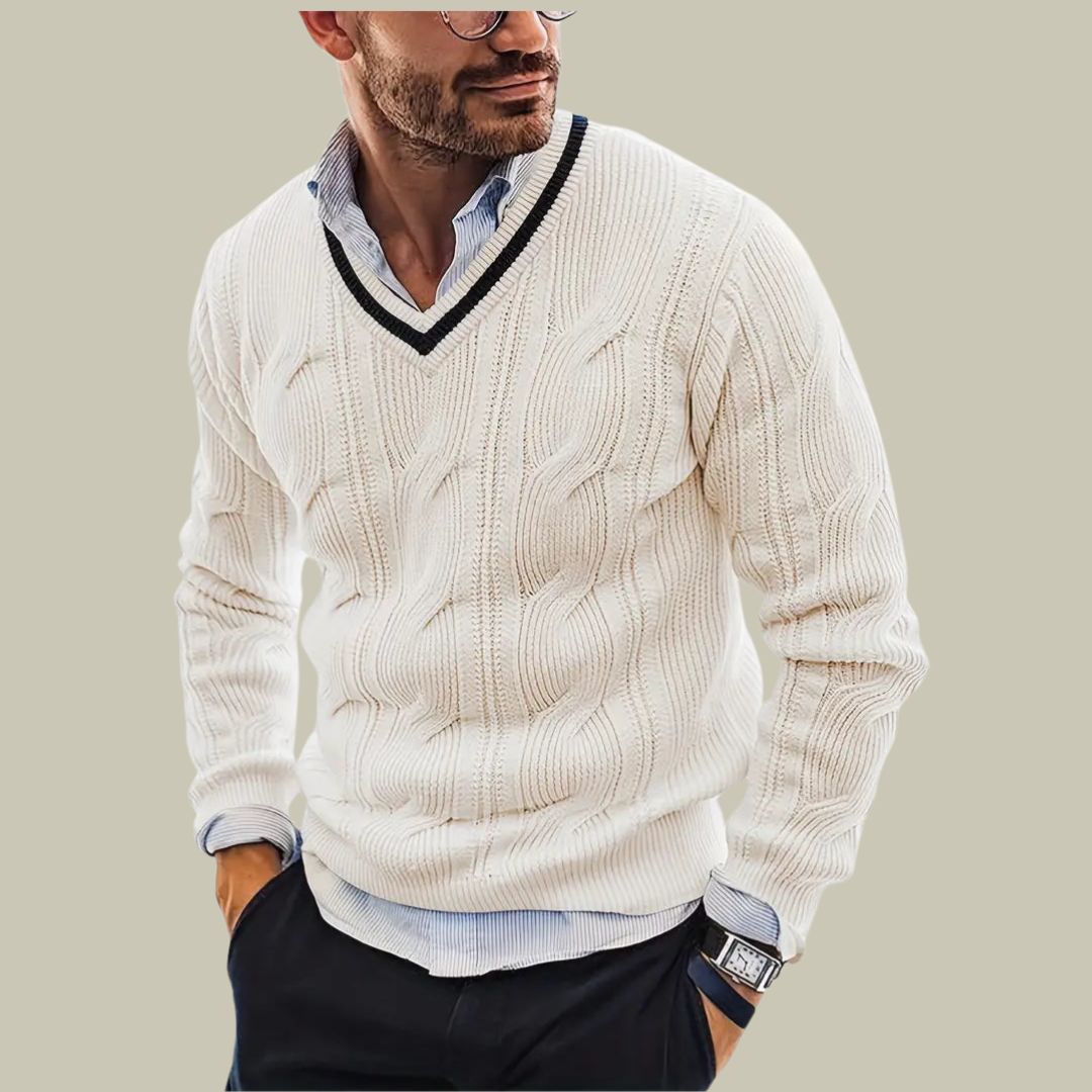 Florentin – Pull en tricot italien, alliant élégance et confort pour un style raffiné