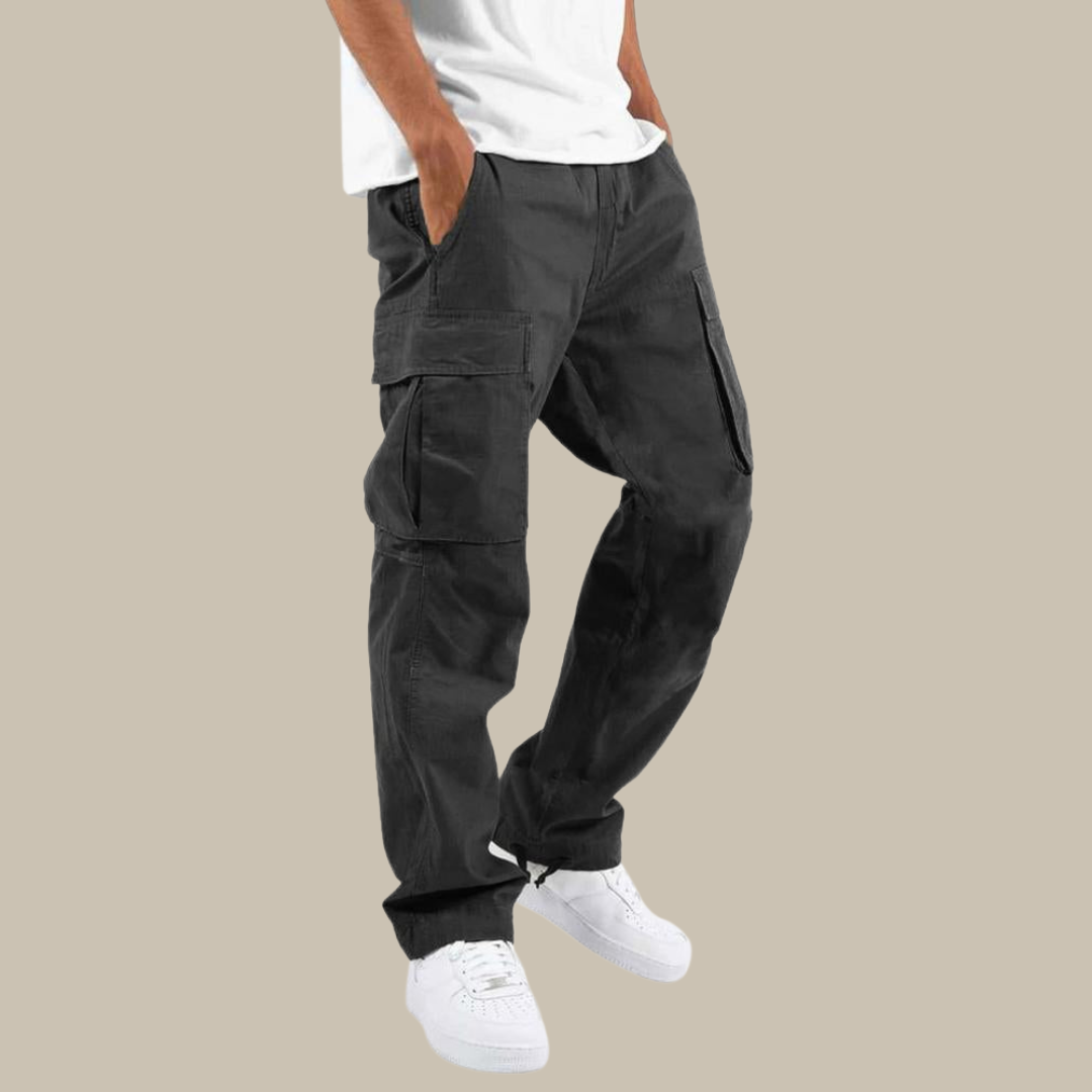 Zeta - Pantalon cargo Flexible Pantalon cargo stretch pour hommes, coupe régulière