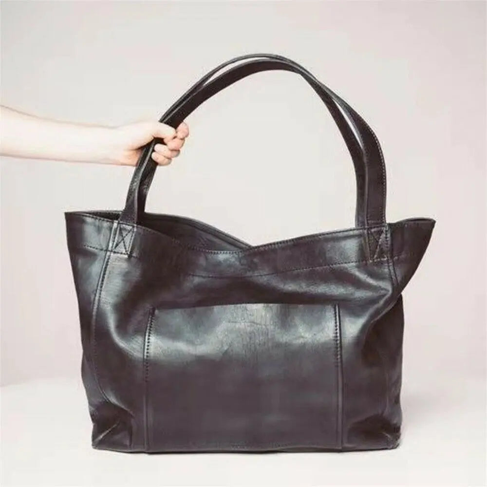 Quitterie | Grand Sac Porté Épaule en Faux Cuir avec Grande Capacité
