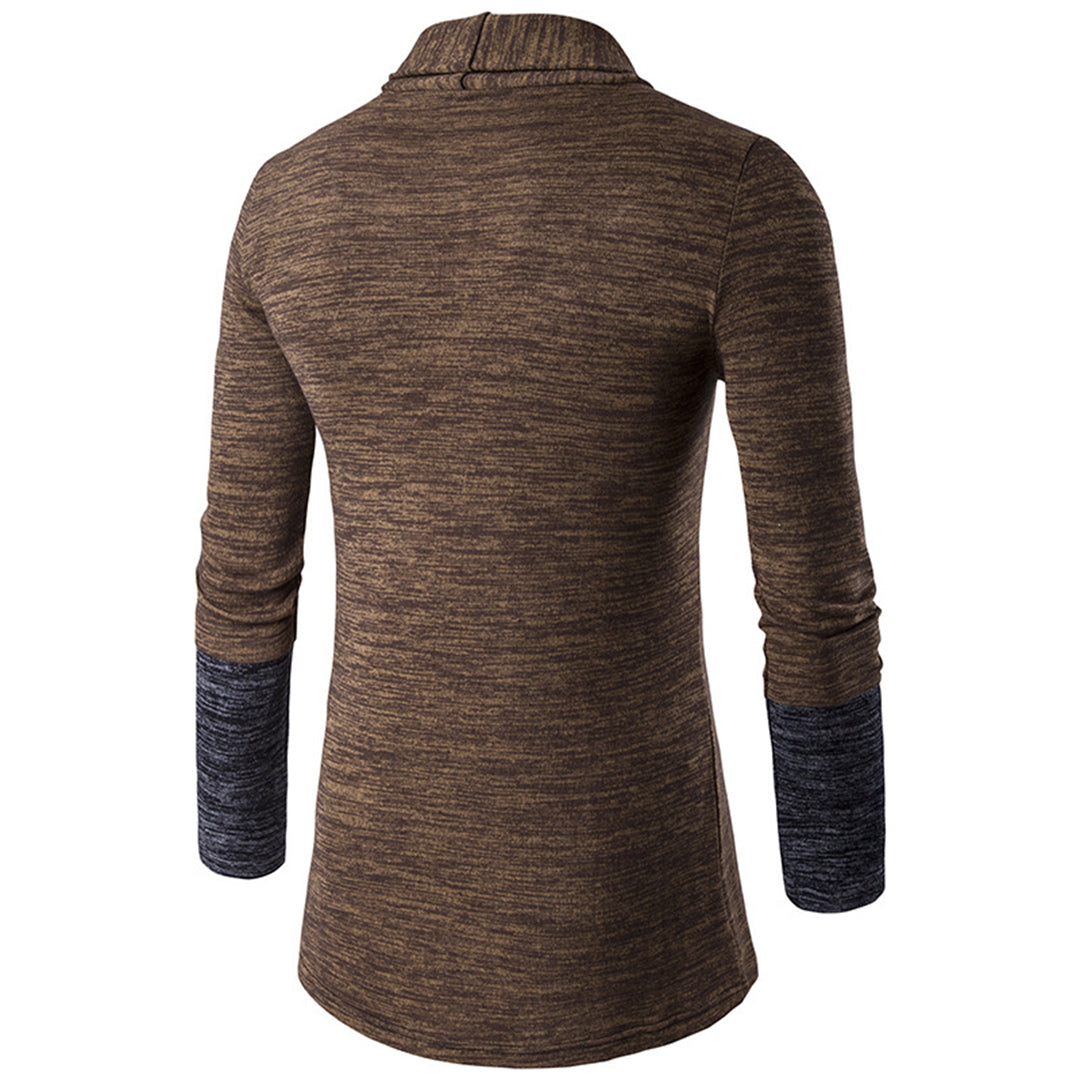 Harrison | Cardigan Bicolore en Tissu Doux pour Homme – Style Élégant et Confortable