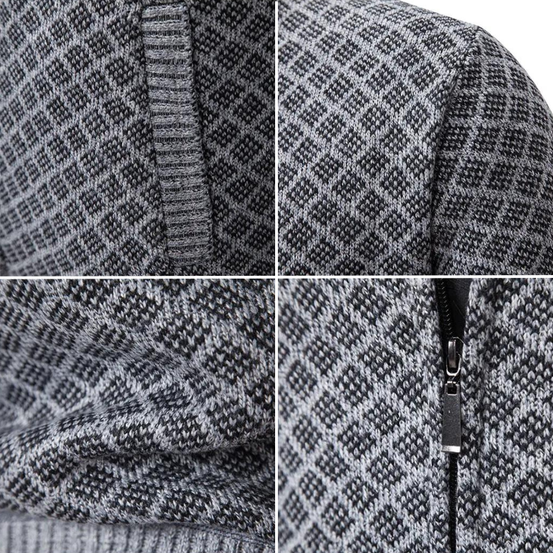 Pascal - Cardigan en Jacquard, alliant style raffiné et confort pour une allure élégante