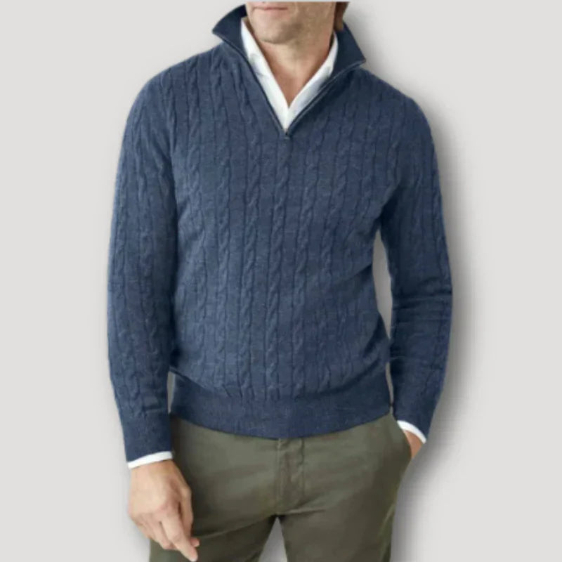 Pull à Quart de Glissière pour Hommes