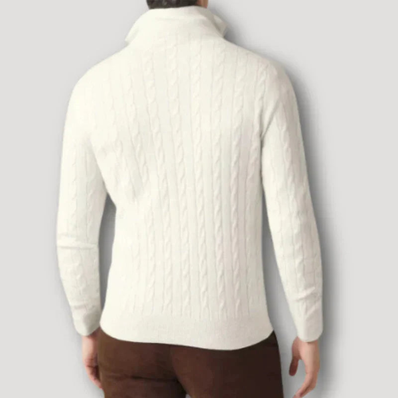 Pull à Quart de Glissière pour Hommes