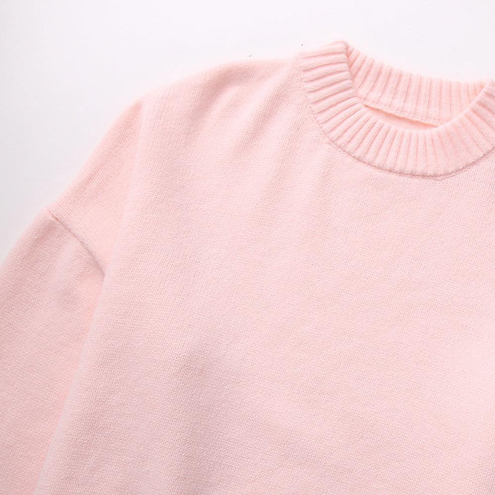 Pull Femme Doux Tendance Oversize Rose