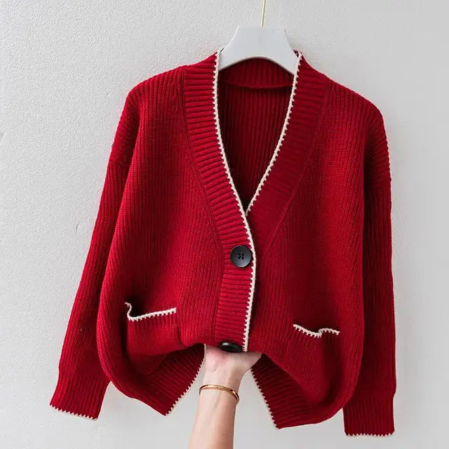 Cardigan Elégant avec Boutons pour Femmes