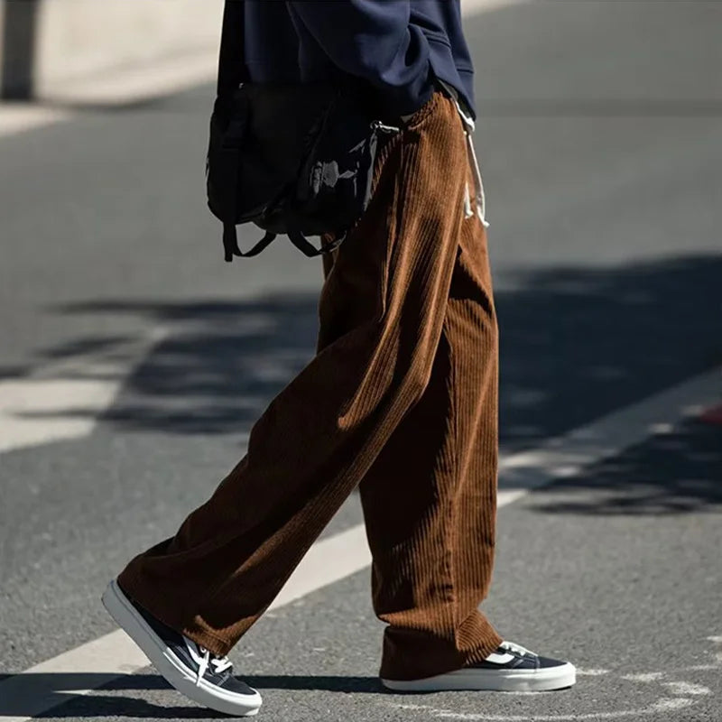 Pantalons en Velours Côtelé pour Hommes