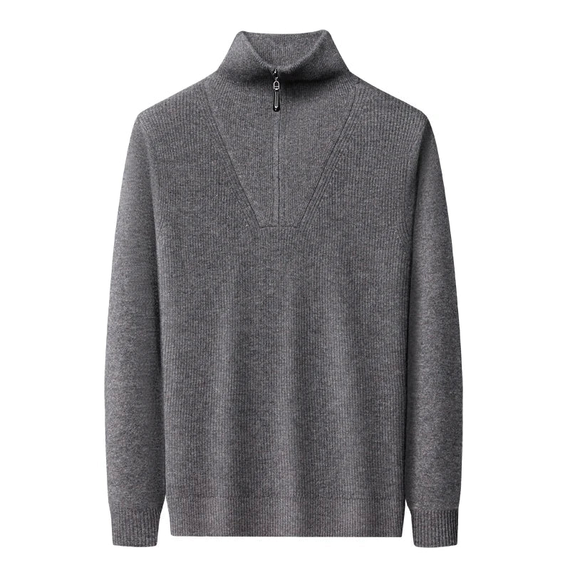 Pull Demi-zip en Cachemire pour Hommes - Joachim