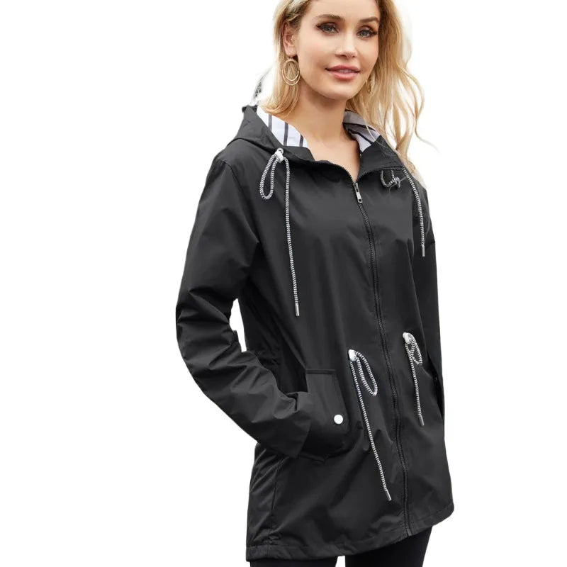 Veste de Pluie Imperméable pour Femmes