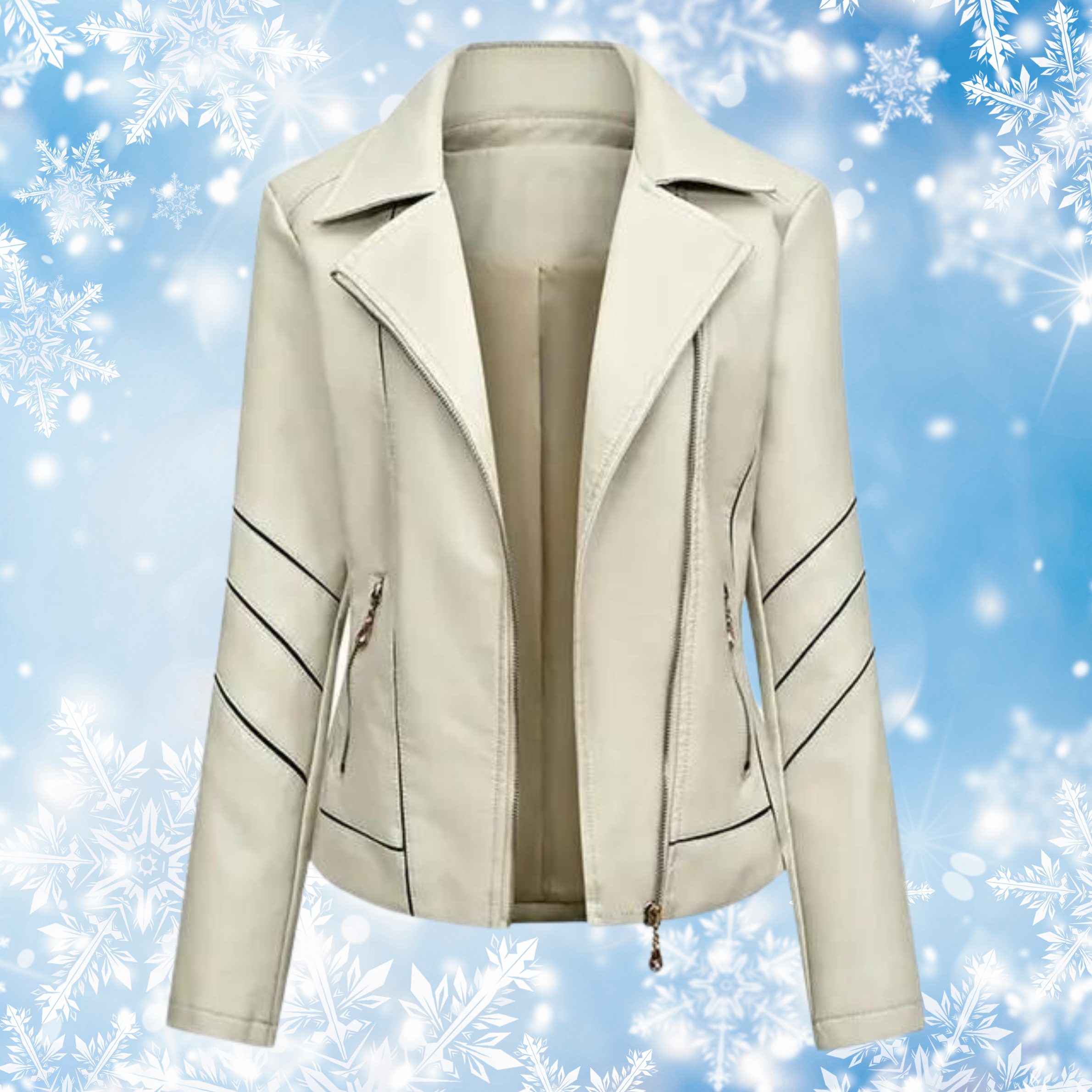 Wendine | Veste Zippée en Similicuir Élégante pour Femme