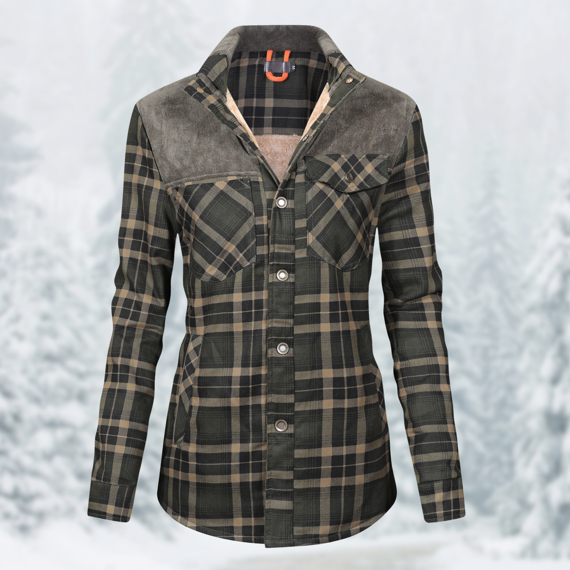 Ava - Manteau Flanelle Décontracté et Stylé d'Automne pour Femmes