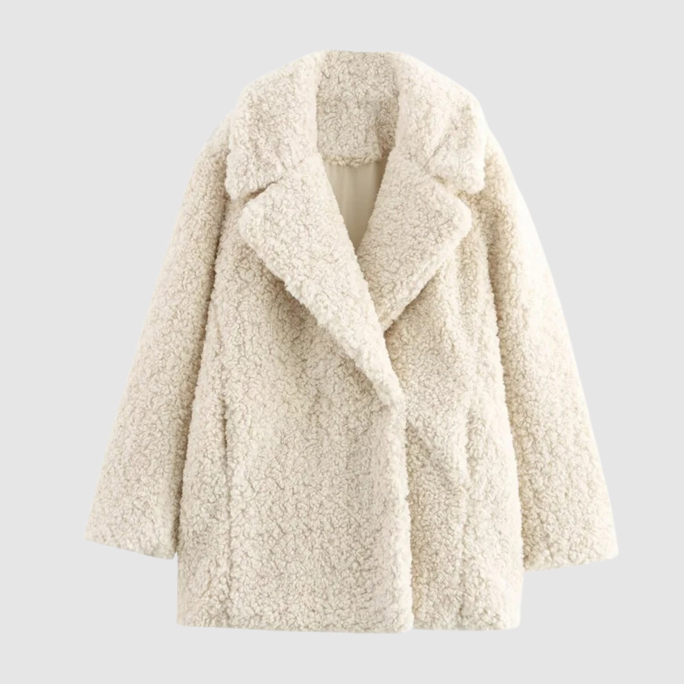 Louisa - Manteau d'ourson en fourrure d'hiver