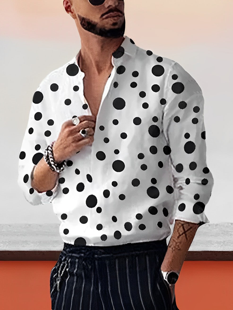 Isidore | Chemise homme à motif unique