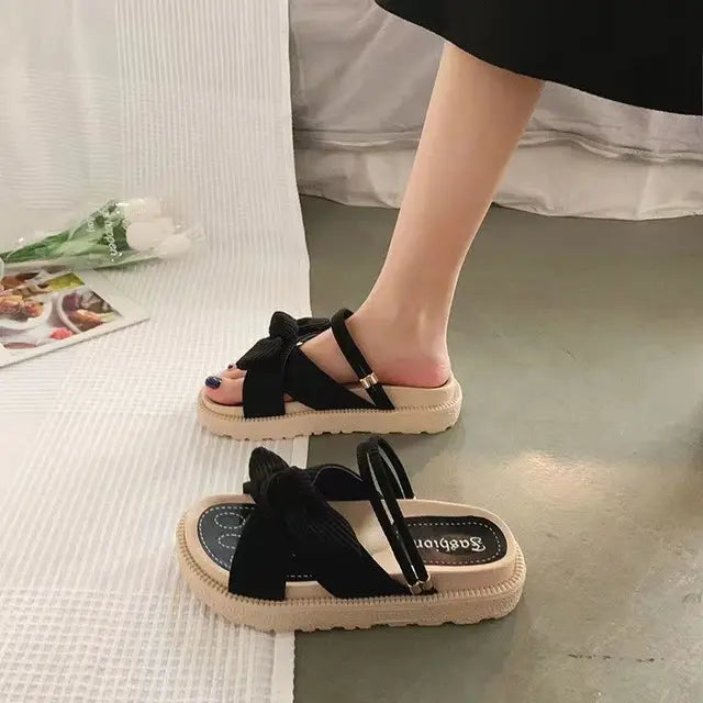 Sandales Espadrilles Élégantes Femmes Avec Brides