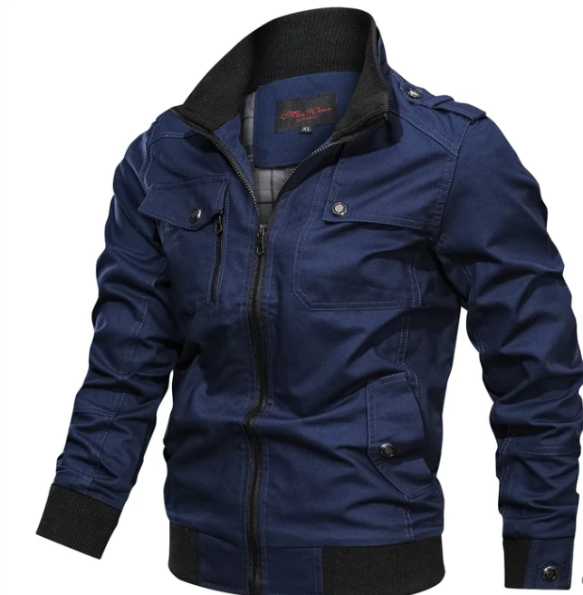 Veste Bomber Homme Windproof Chaude et Stylée