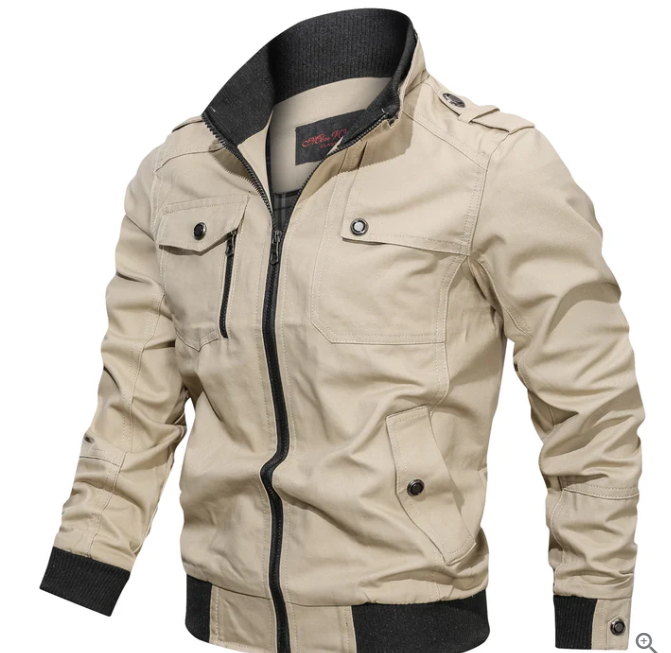 Veste Bomber Homme Windproof Chaude et Stylée