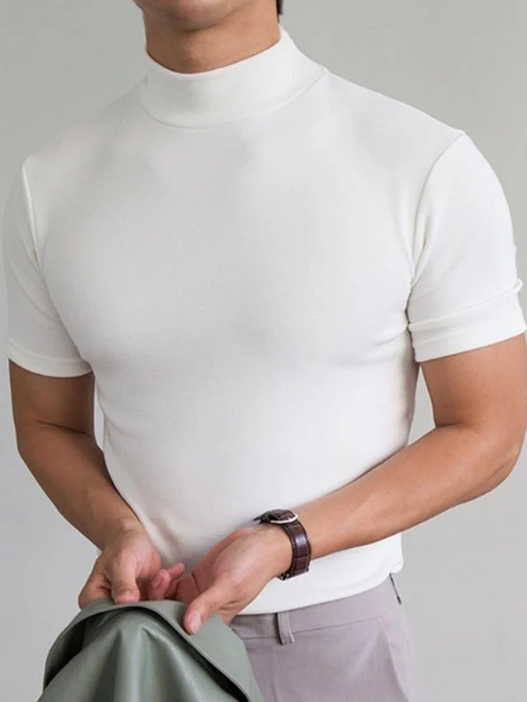LucaScudiera - Chemise à col roulé Hommes