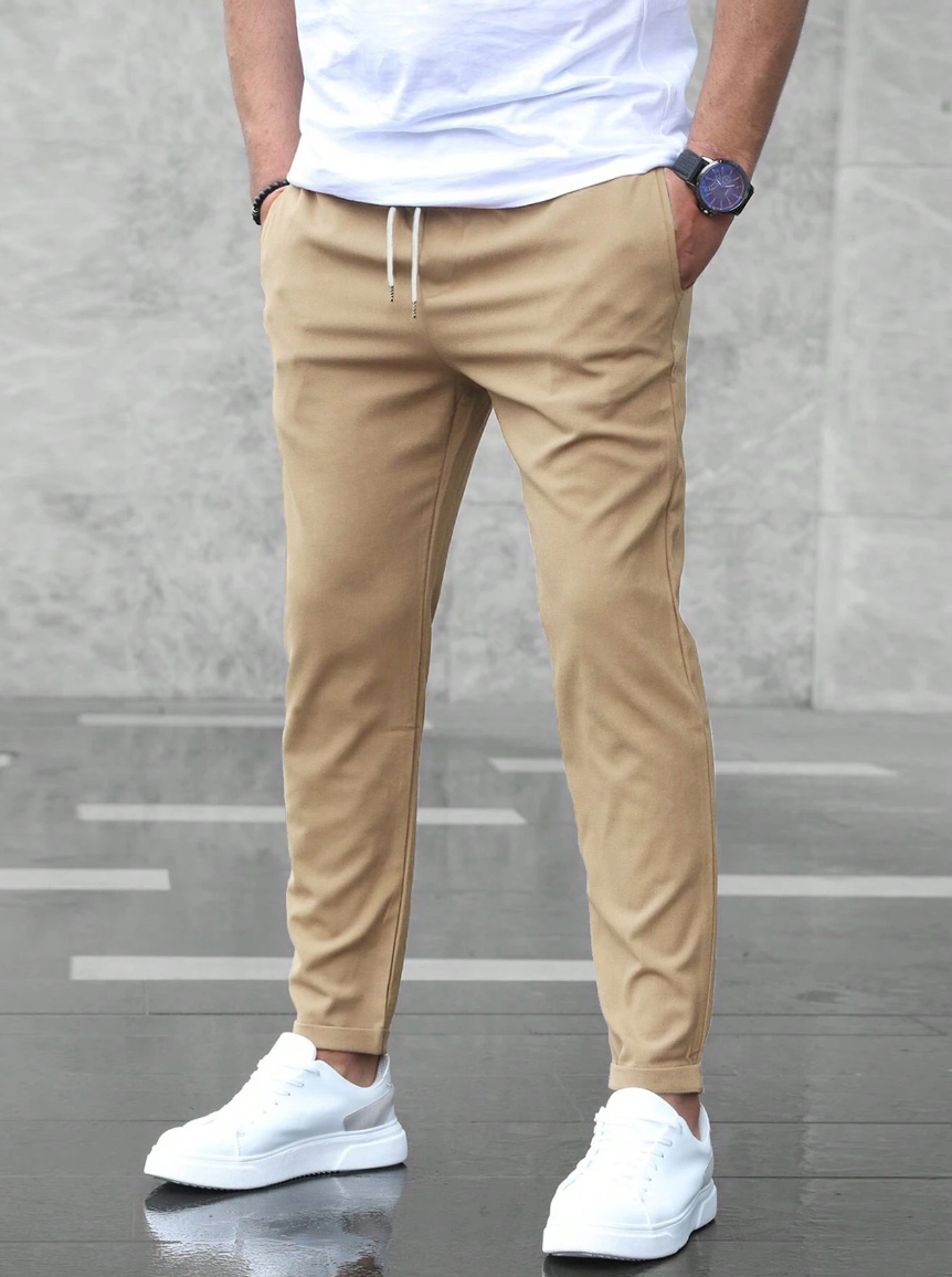 Pantalons de Luxe Premium Stretch Tailleur Hommes