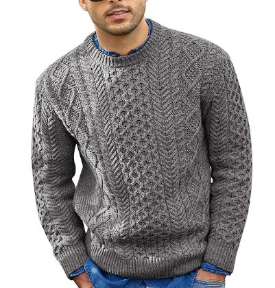 Pull à Col Rond pour Hommes