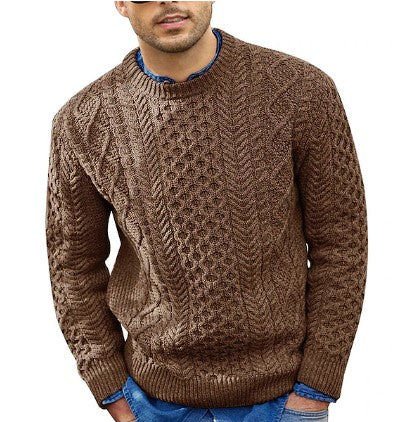 Pull à Col Rond pour Hommes