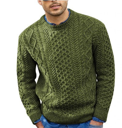 Pull à Col Rond pour Hommes