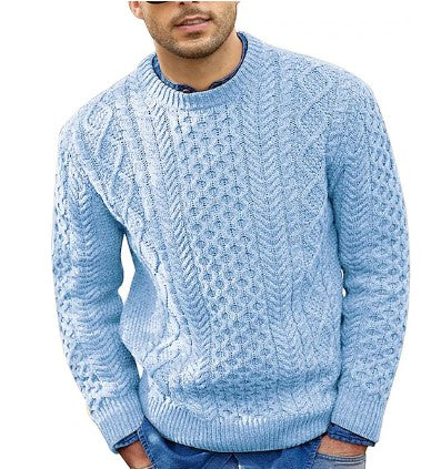 Pull à Col Rond pour Hommes