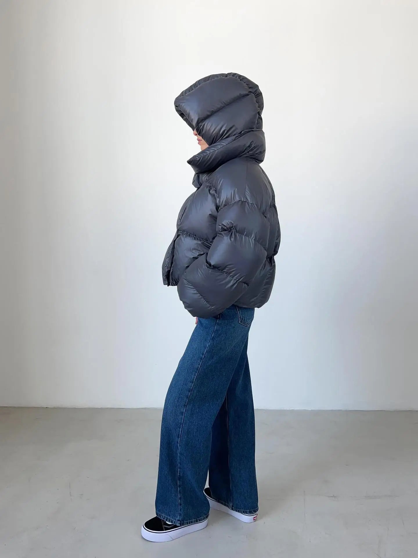 Veste à Capuche Puffer Stylée et Chaude Femmes