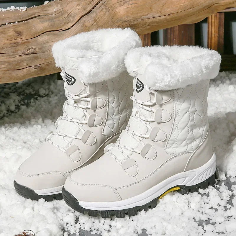 Snowie | Bottes d'Hiver Doublées de Fourrure pour Femme – Chaudes et Confortables