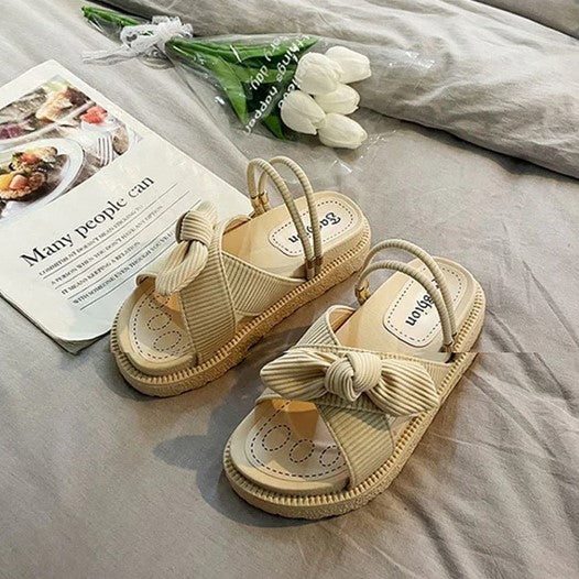 Sandales Espadrilles Élégantes Femmes Avec Brides