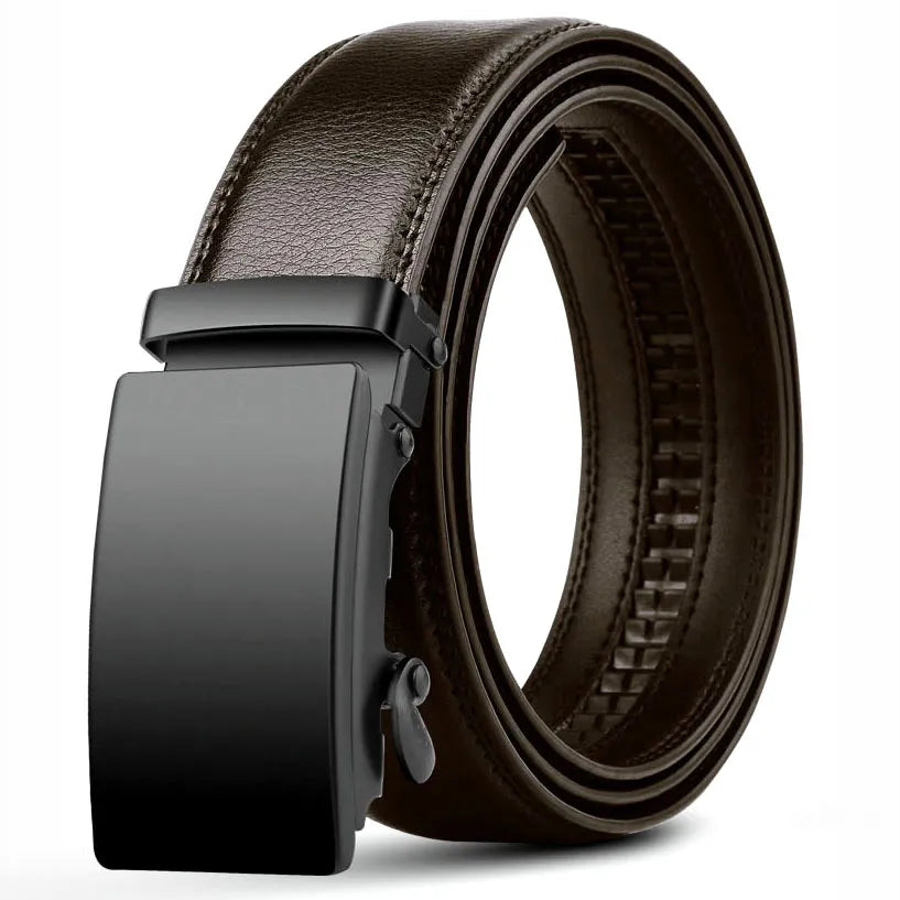 Ceinture de luxe en cuir PU de première qualité hommes