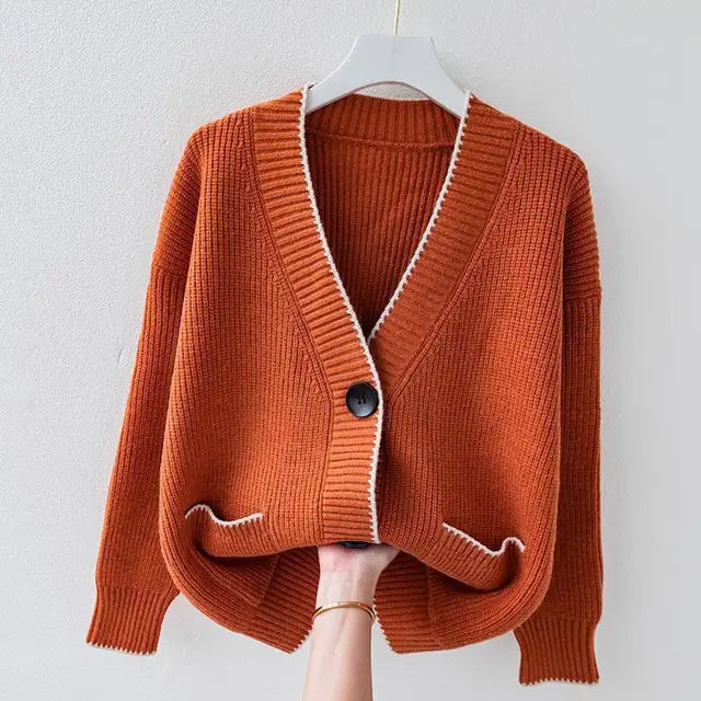 Cardigan Elégant avec Boutons pour Femmes