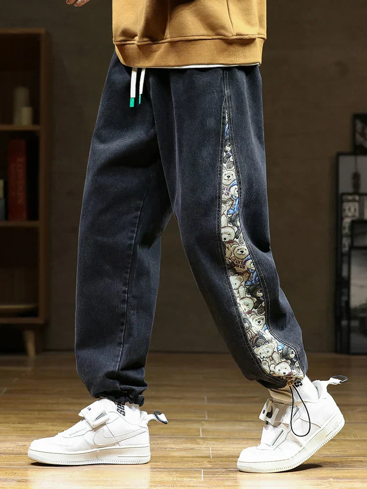 Pantalon de Jogging en Denim pour Hommes