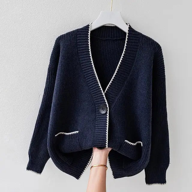 Cardigan Elégant avec Boutons pour Femmes