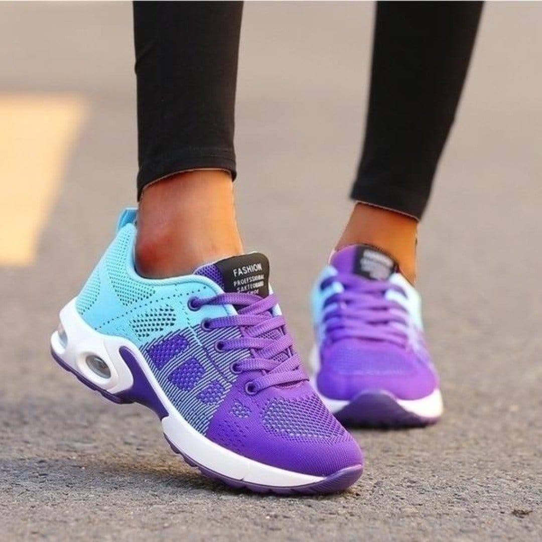 Chaussures de Sport à Lacets Modernes pour Femme