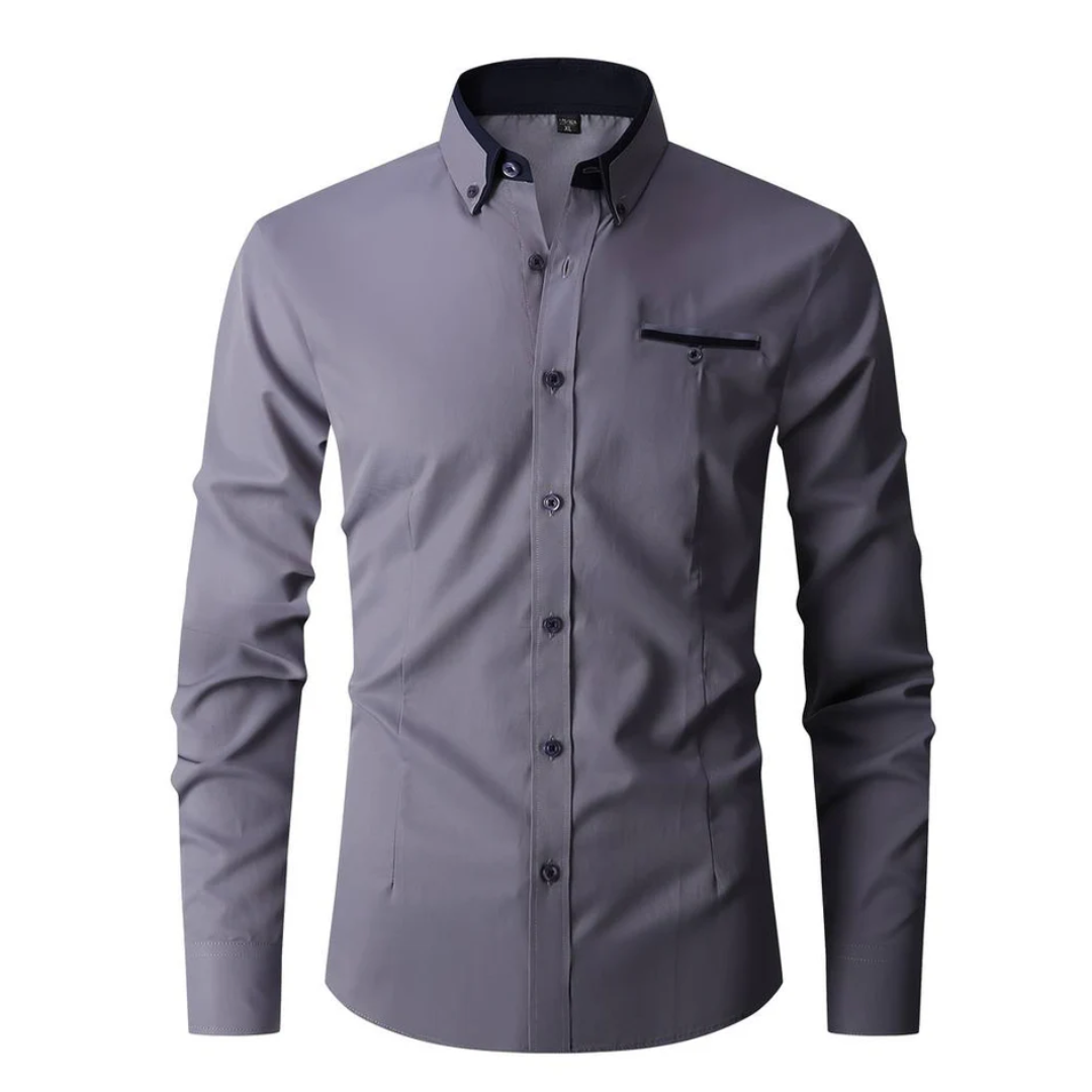 Gaetan | Chemise Élégante avec Col Contrasté