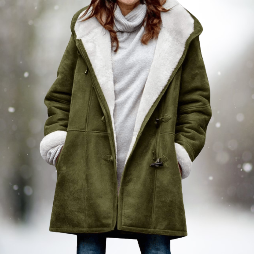 Beryl | Manteau d'Hiver Chaud Doublé Polaire pour Femme