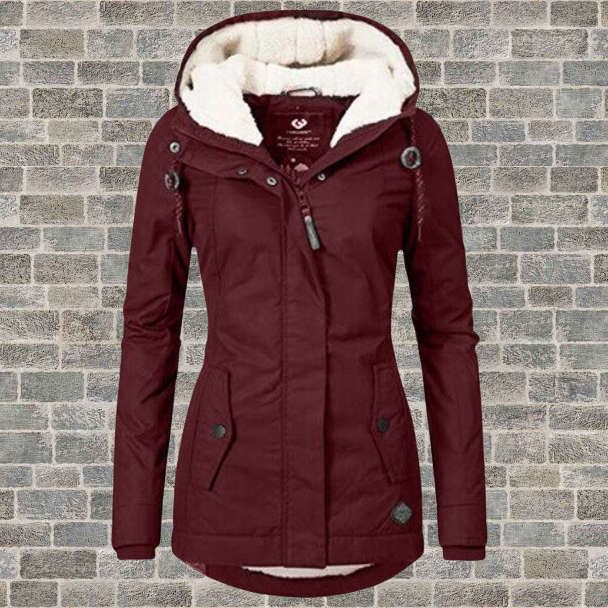 Manteau Parka D'Hiver Isolé pour Femmes