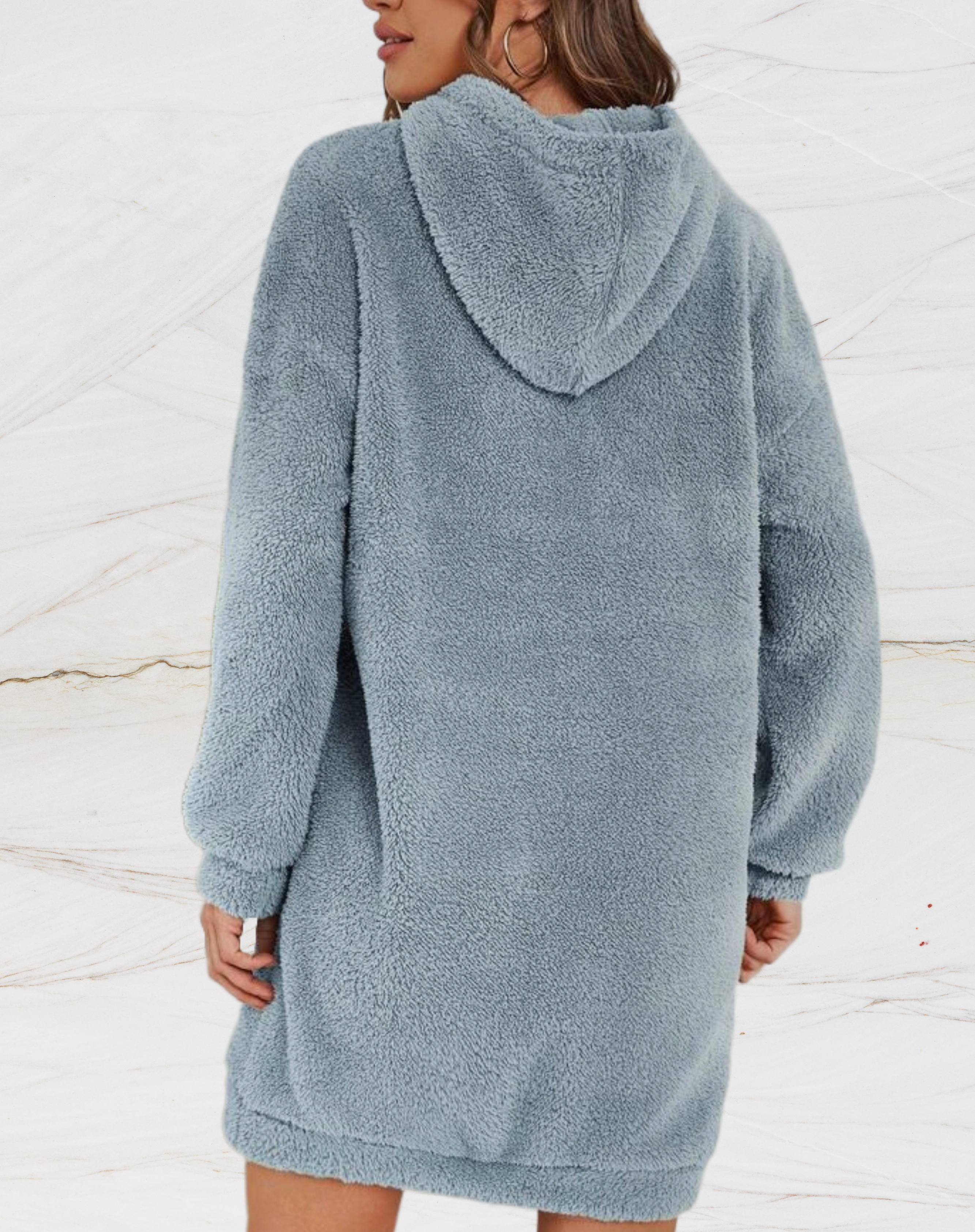 Clémence - Hoodie Oversize Fluffy Long