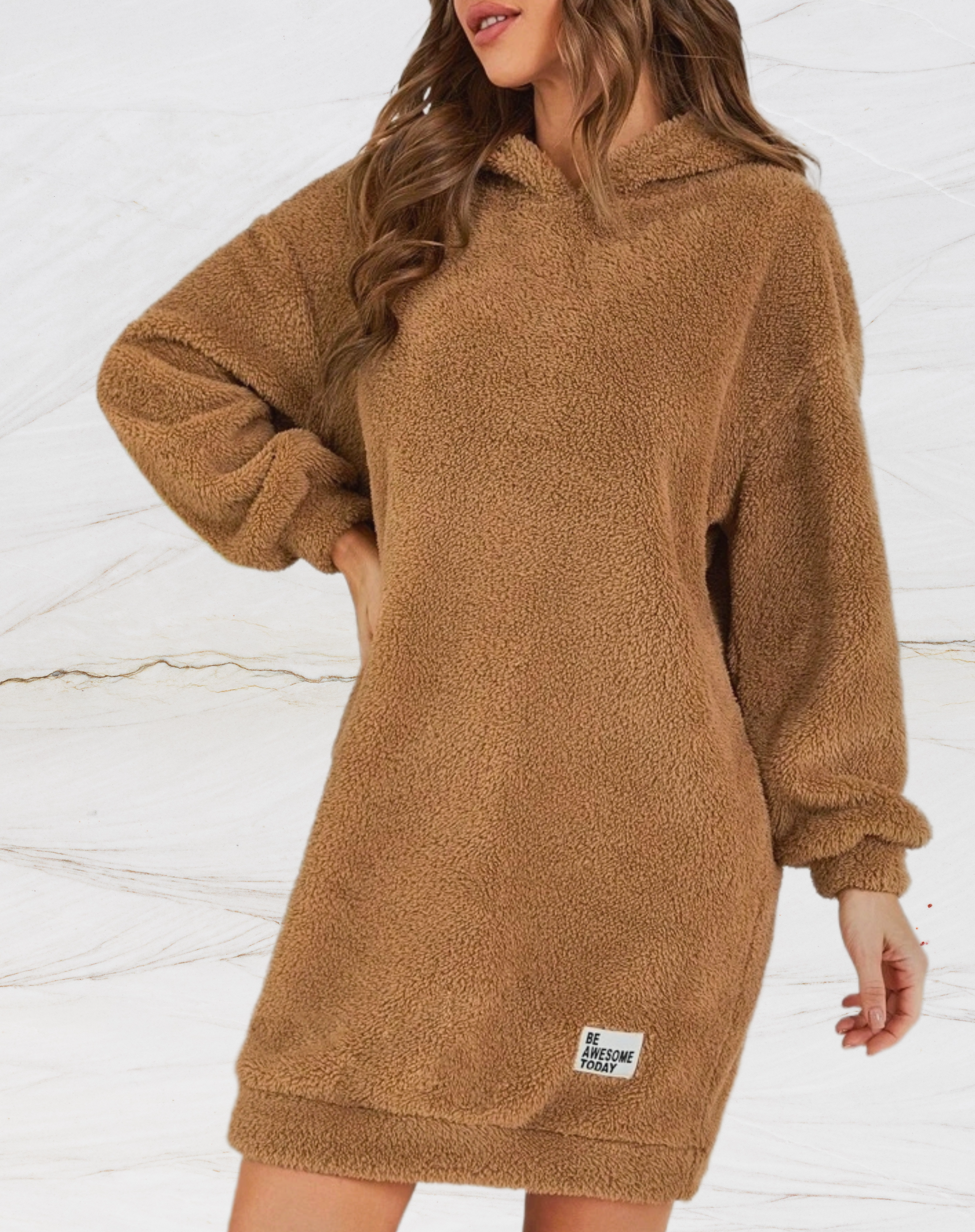 Clémence - Hoodie Oversize Fluffy Long