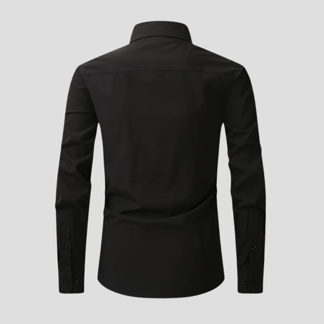 Romain – Chemise de bureau sans repassage, élégante et pratique